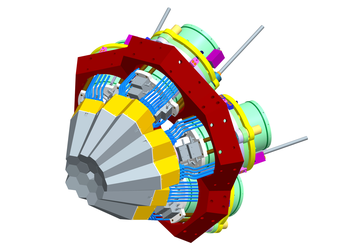 CAD drawing of the AGATA Demonstrator made by NPG, Daresbury UK